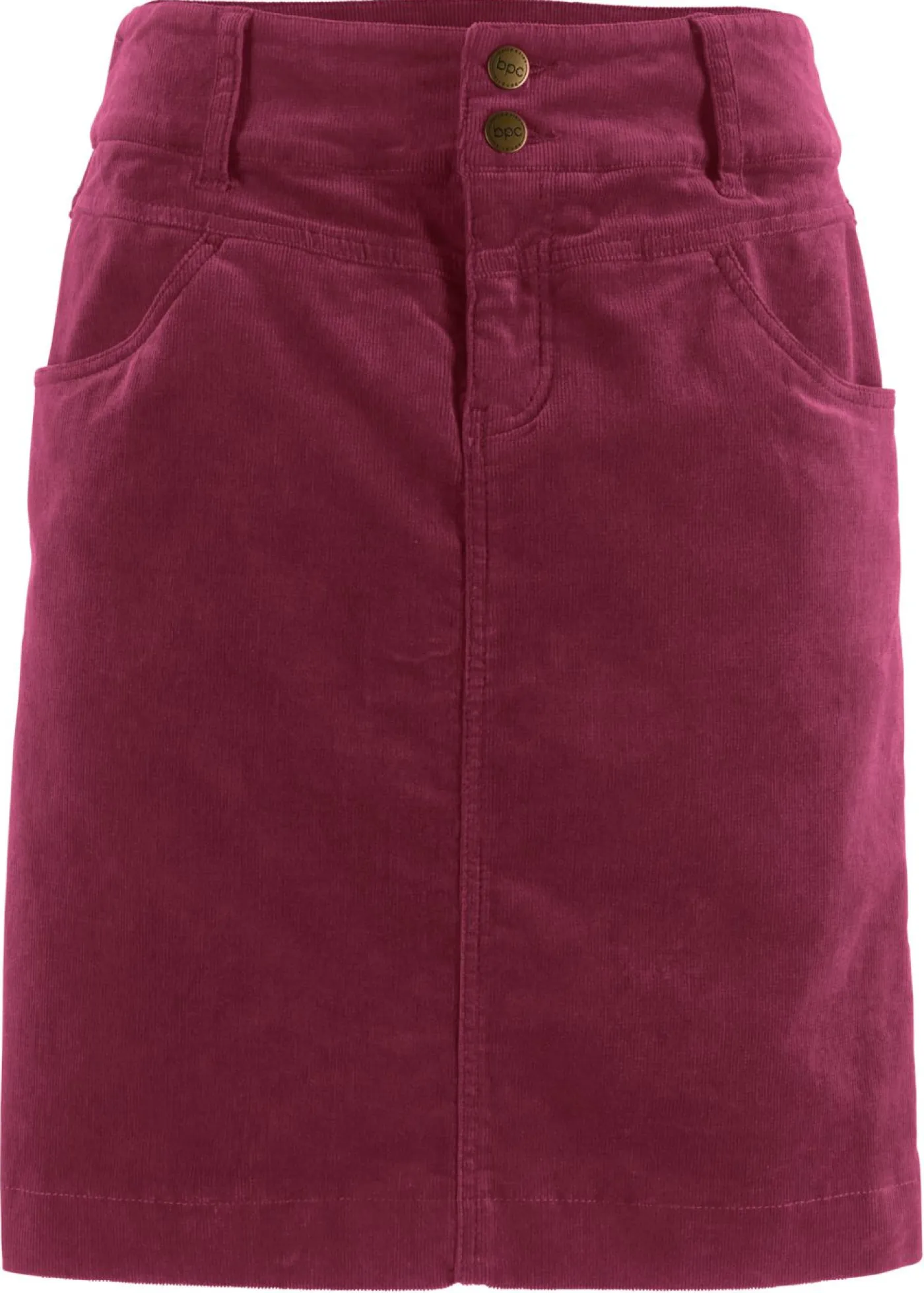 New Falda de pana elástica Mujer Faldas