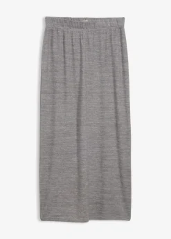 Online Falda de punto con aspecto de punto Mujer Faldas|Ropa Cómoda