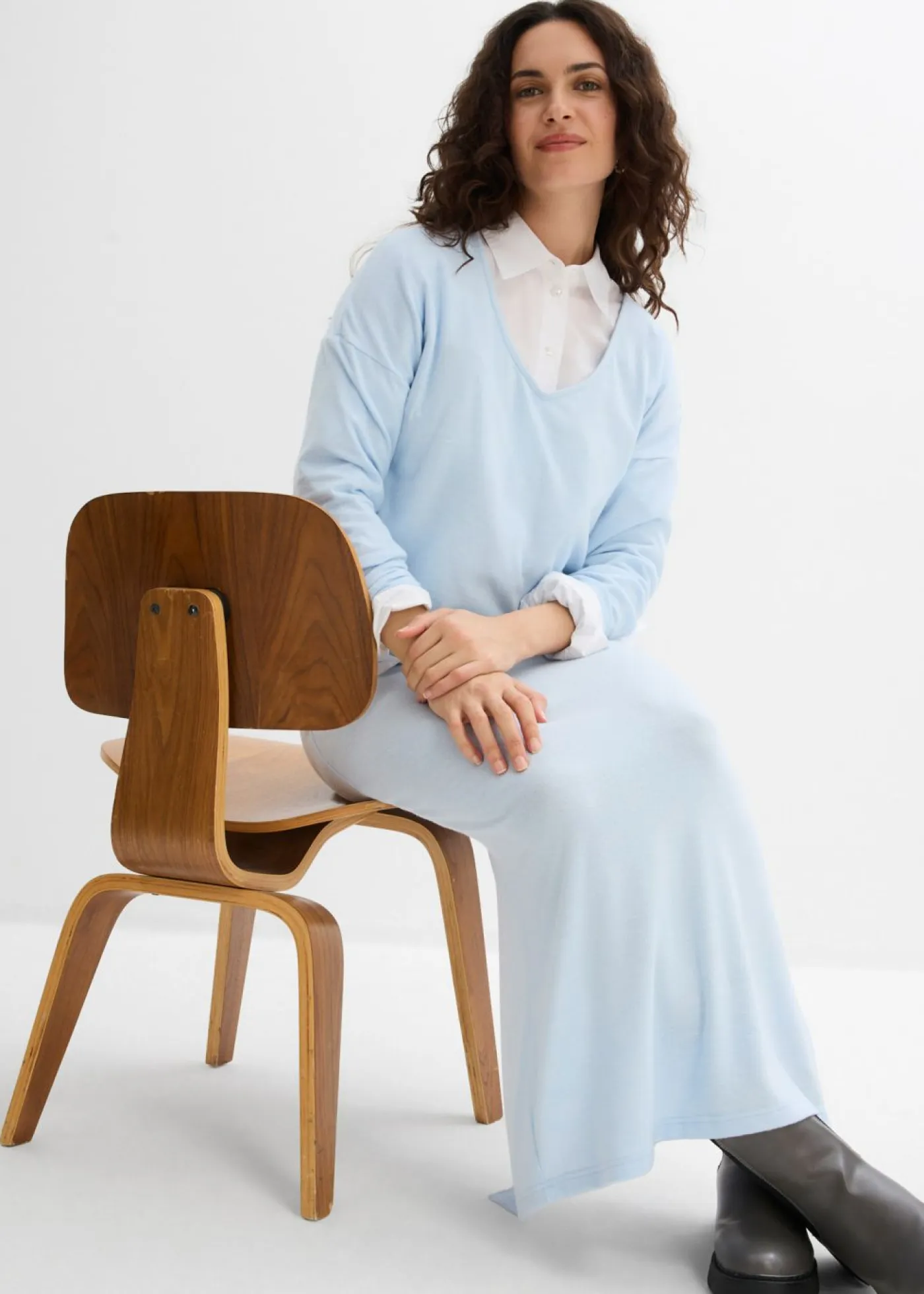 Falda de punto con aspecto de punto Mujer Faldas|Ropa Cómoda