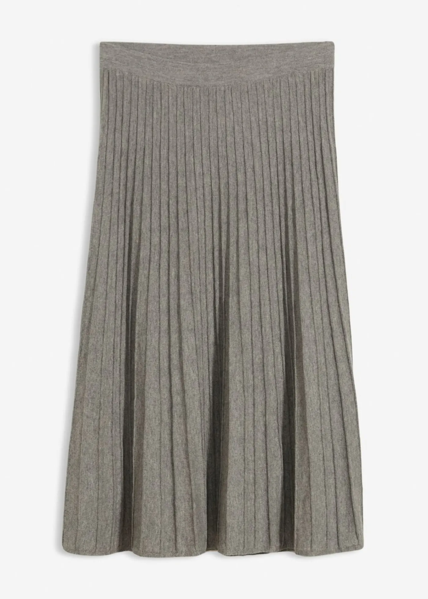 Sale Falda de punto con lana merino Mujer Premium|Faldas
