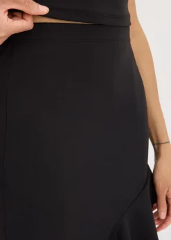 Outlet Falda de punto con volantes Mujer Faldas