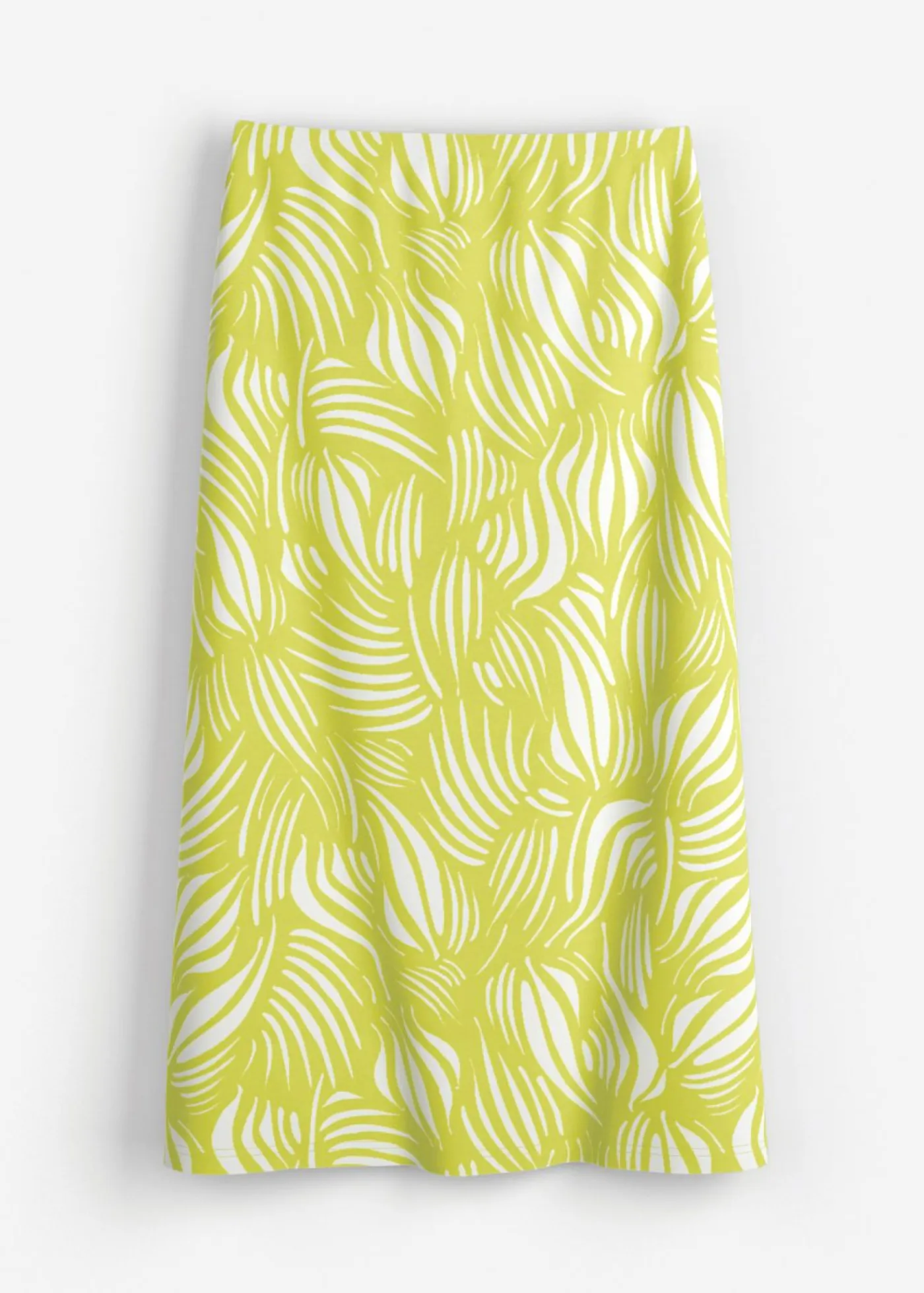New Falda de punto de algodón elástico Mujer Faldas