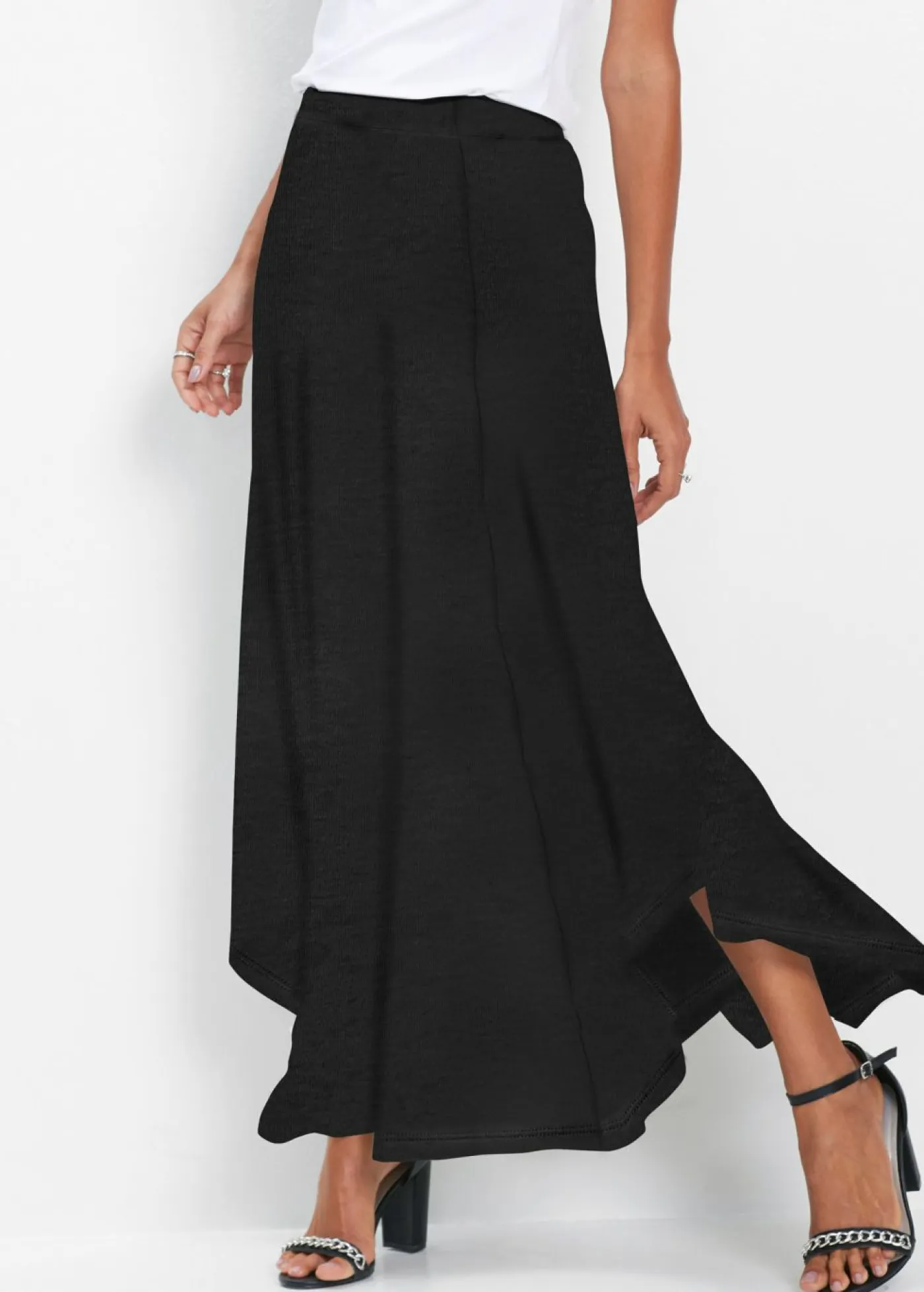 Outlet Falda de punto de mezcla de viscosa Mujer Faldas