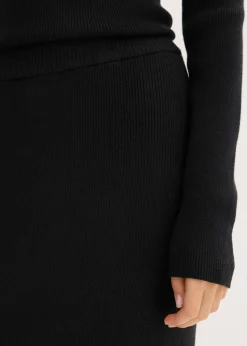 Best Falda de punto fino de mezcla de viscosa suave Mujer Faldas