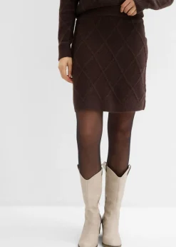 Discount Falda de punto trenzado Mujer Faldas