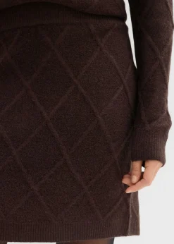 Discount Falda de punto trenzado Mujer Faldas