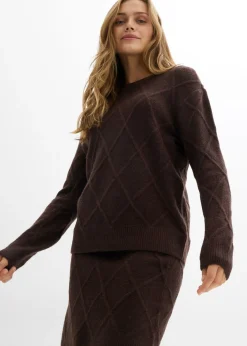 Discount Falda de punto trenzado Mujer Faldas