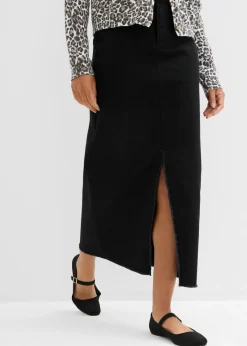 Best Falda de sarga con flecos Mujer Faldas