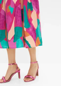 Discount Falda de satén estampada Mujer Faldas