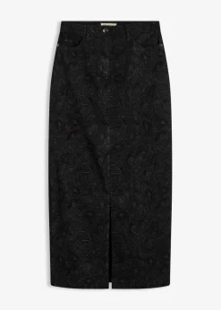 Discount Falda elástica de algodón Mujer Faldas