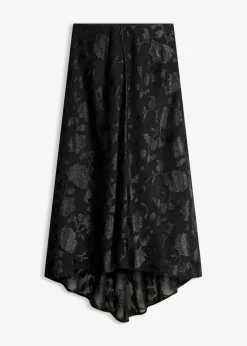 Online Falda larga con dobladillo asimétrico Mujer Faldas|Ropa Elegante