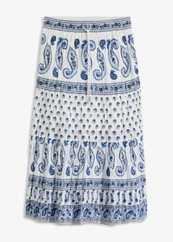 Clearance Falda larga de algodón puro Mujer Faldas|Novedades