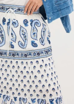 Clearance Falda larga de algodón puro Mujer Faldas|Novedades