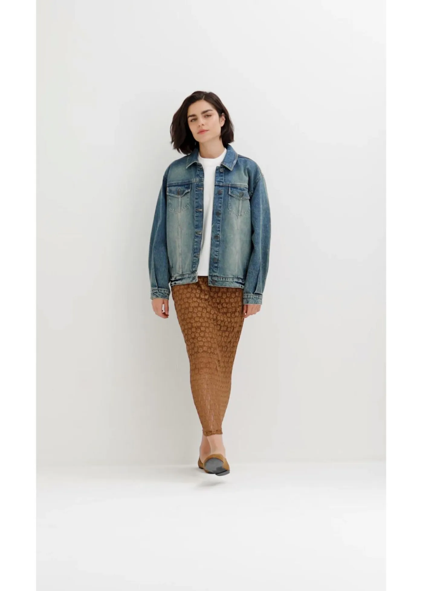 Discount Falda larga de encaje Mujer Faldas