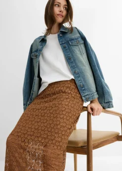Discount Falda larga de encaje Mujer Faldas