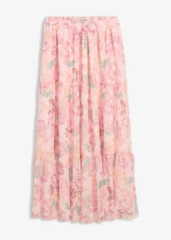Discount Falda larga de malla suave Mujer Faldas|Tallas Pequeñas