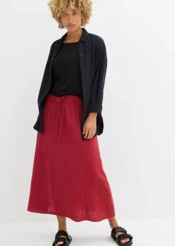 Discount Falda larga de muselina Mujer Faldas