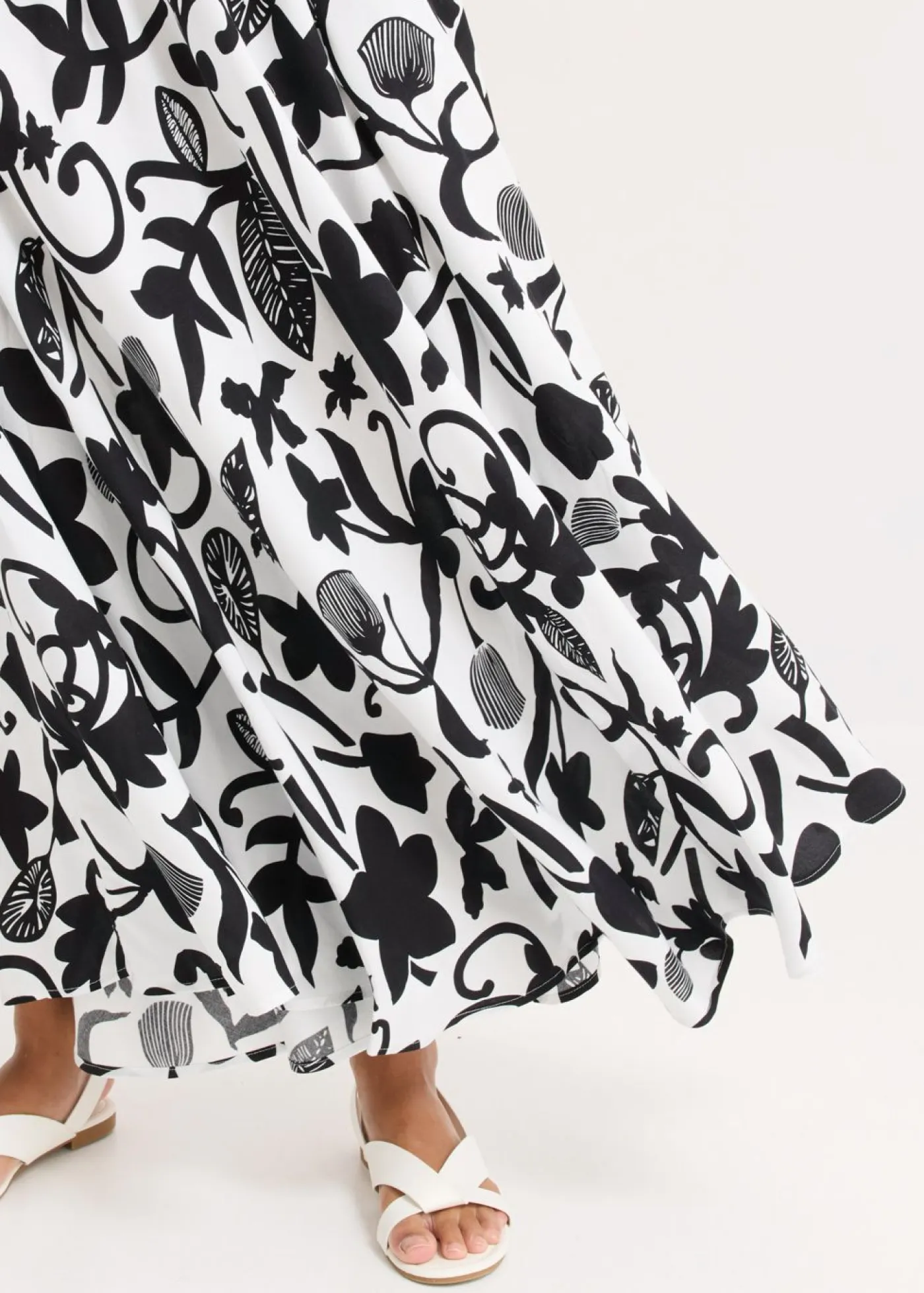 Clearance Falda larga de viscosa fluida Mujer Faldas