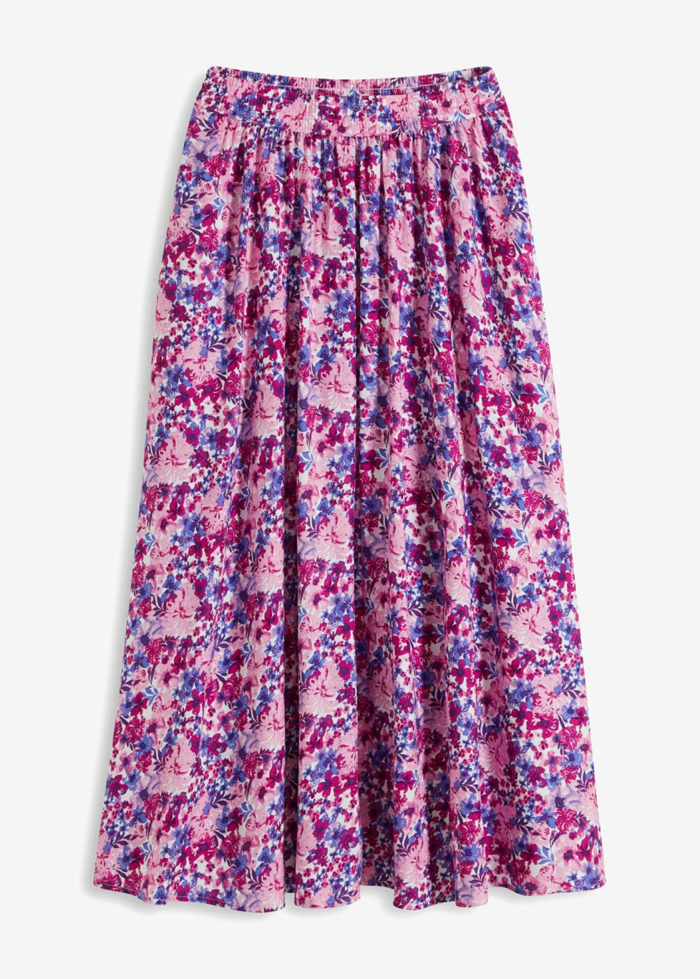 Clearance Falda larga de viscosa pura Mujer Faldas