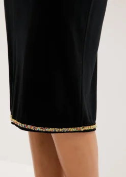 Best Falda midi con piedras brillantes Mujer Faldas