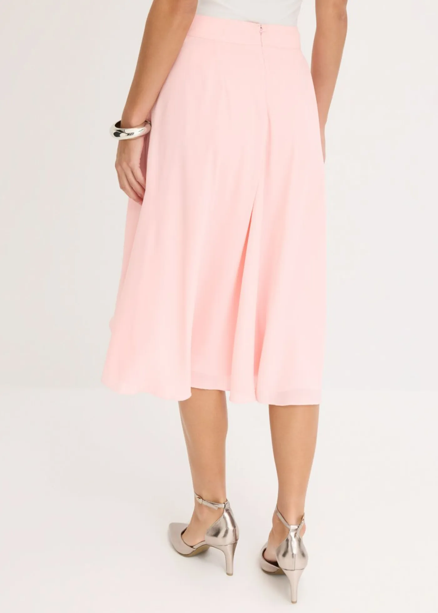 Clearance Falda midi con volantes Mujer Faldas
