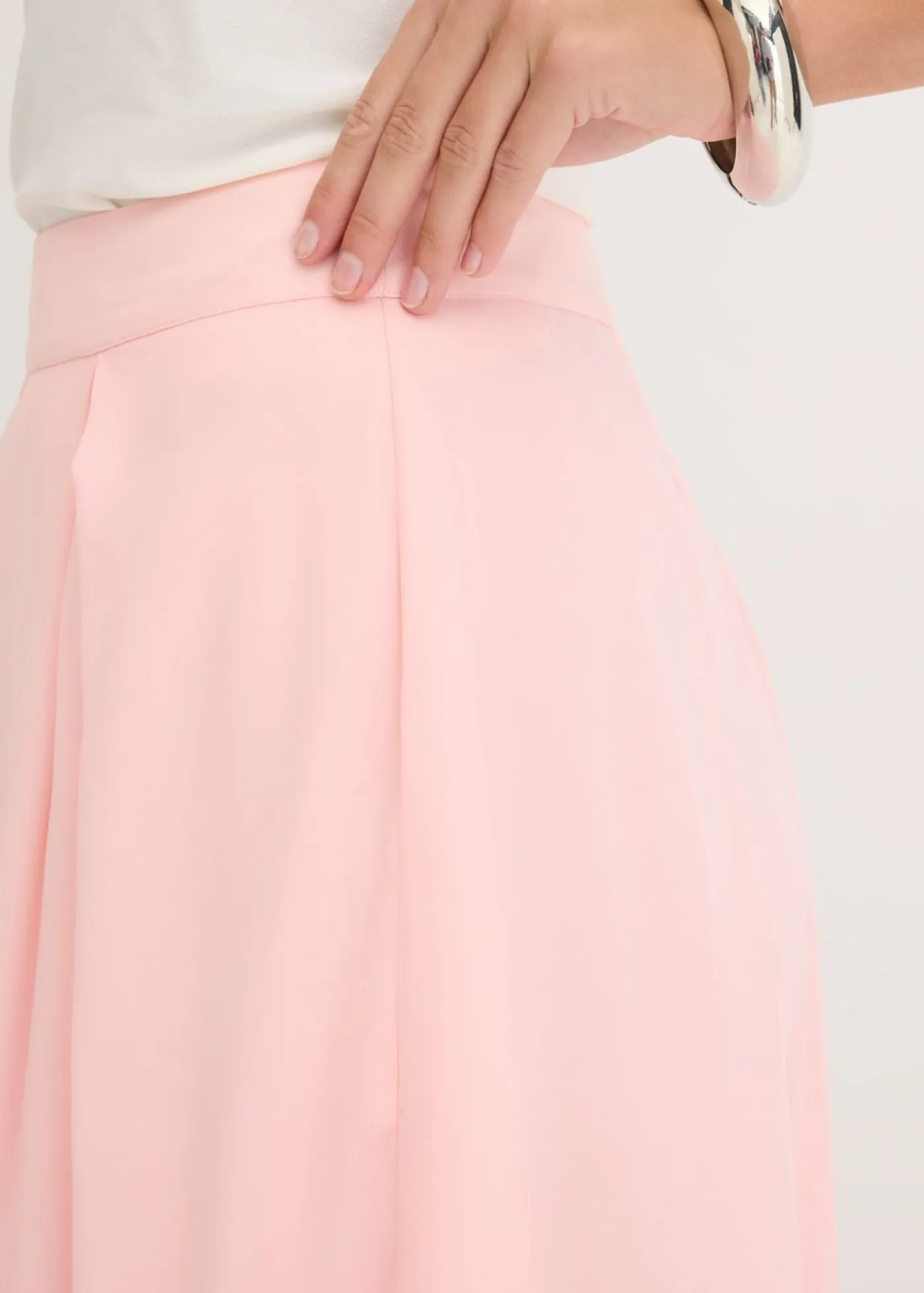 Clearance Falda midi con volantes Mujer Faldas