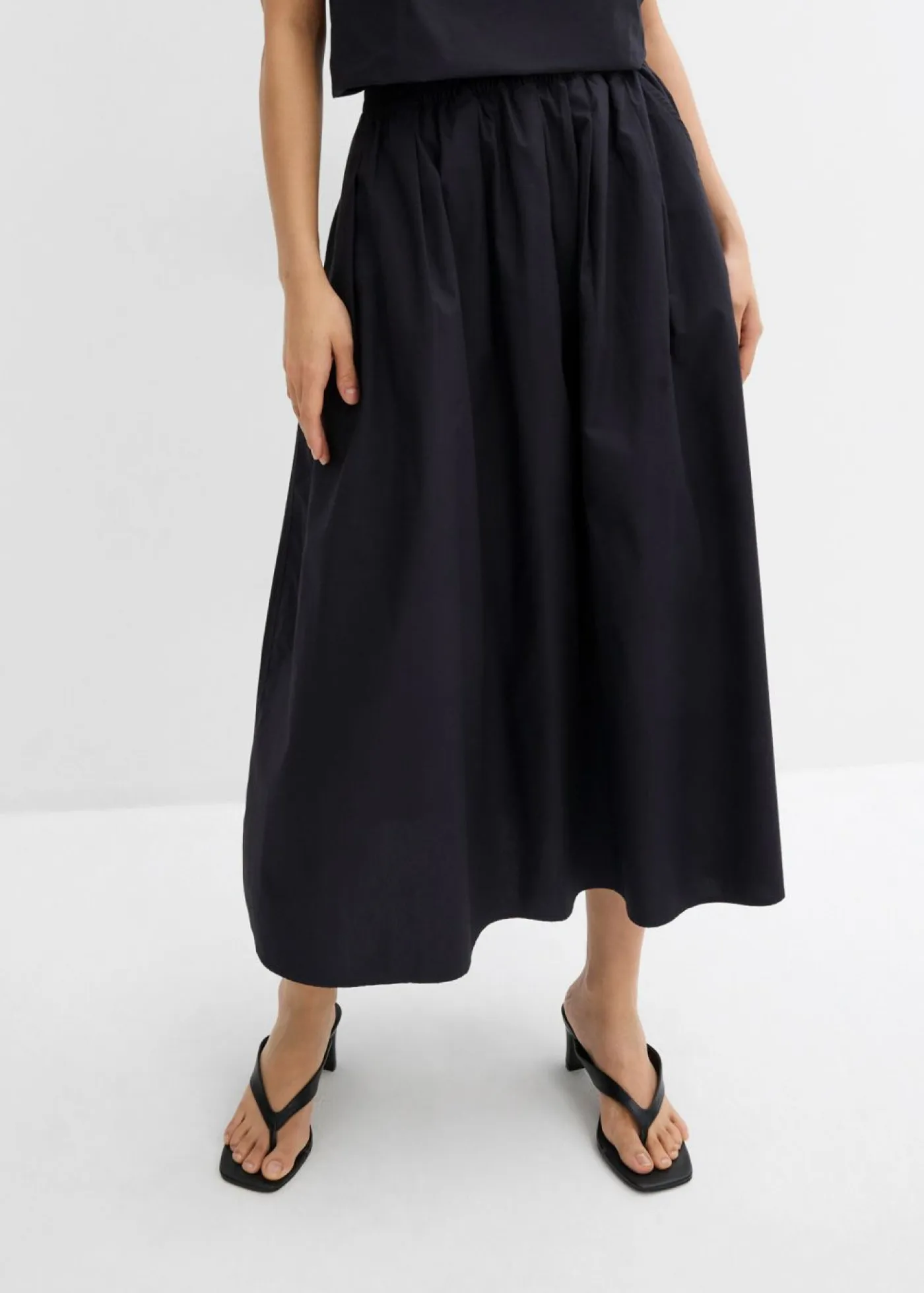 Outlet Falda midi de algodón puro Mujer Conjuntos De Ropa|Esenciales