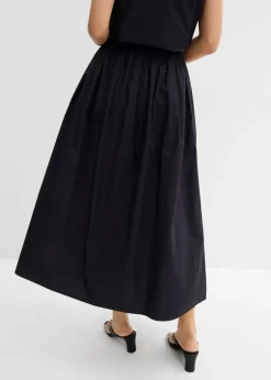 Outlet Falda midi de algodón puro Mujer Conjuntos De Ropa|Esenciales