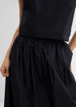 Outlet Falda midi de algodón puro Mujer Conjuntos De Ropa|Esenciales