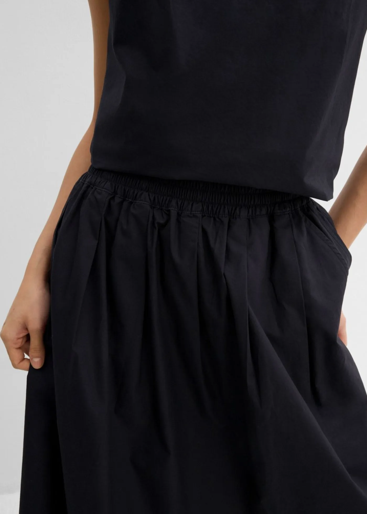 Outlet Falda midi de algodón puro Mujer Conjuntos De Ropa|Esenciales
