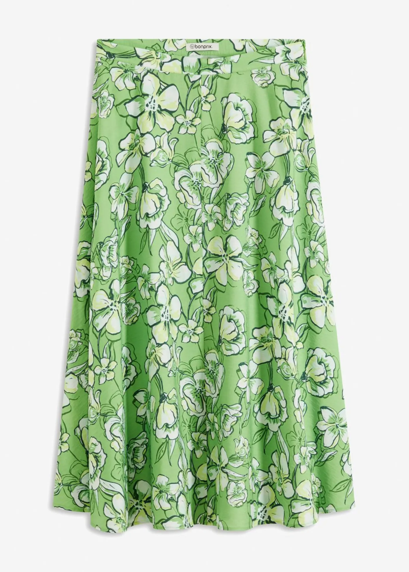 Best Falda midi de mezcla de viscosa fluida Mujer Faldas
