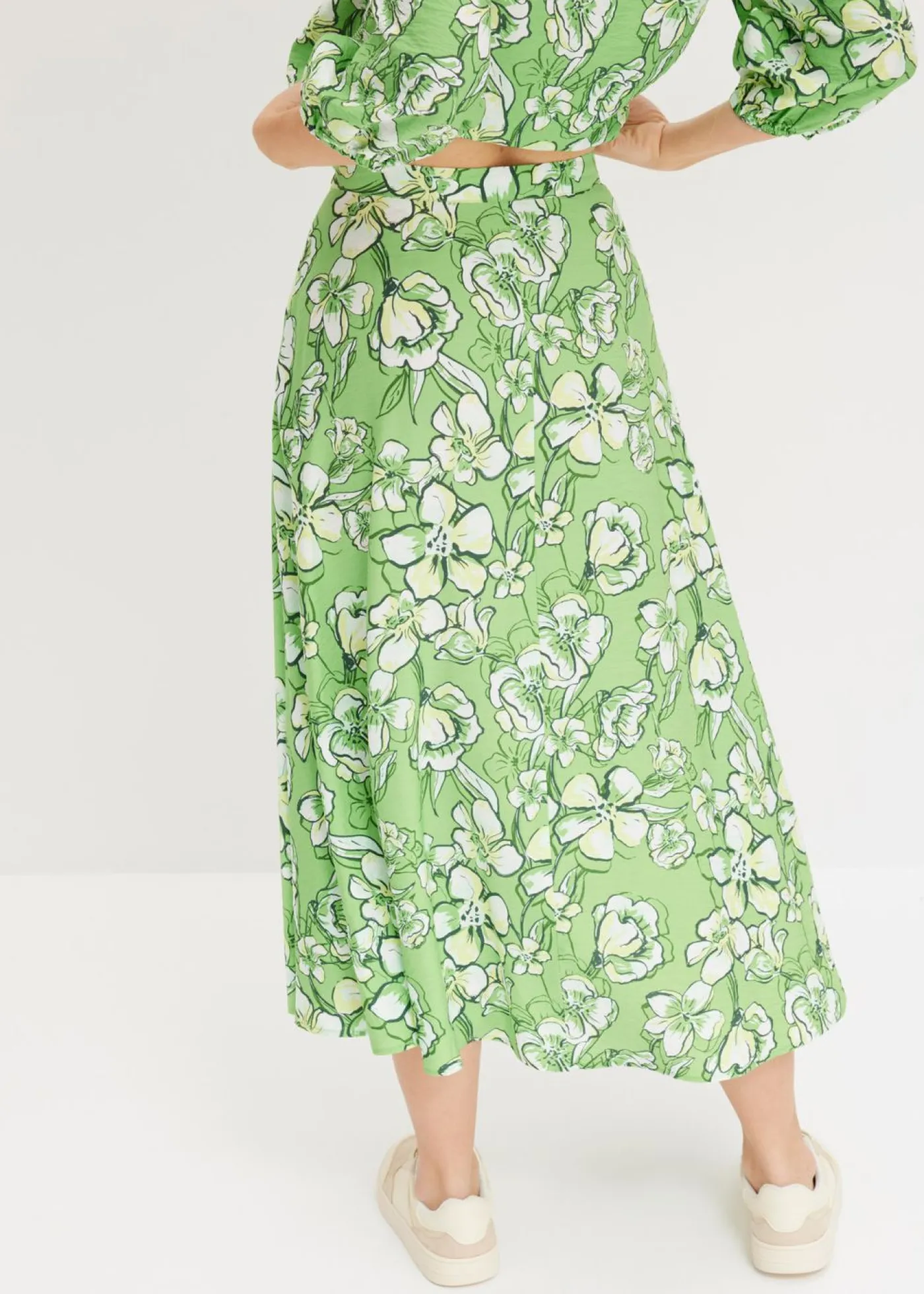 Best Falda midi de mezcla de viscosa fluida Mujer Faldas