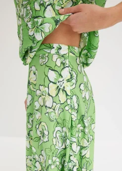 Best Falda midi de mezcla de viscosa fluida Mujer Faldas