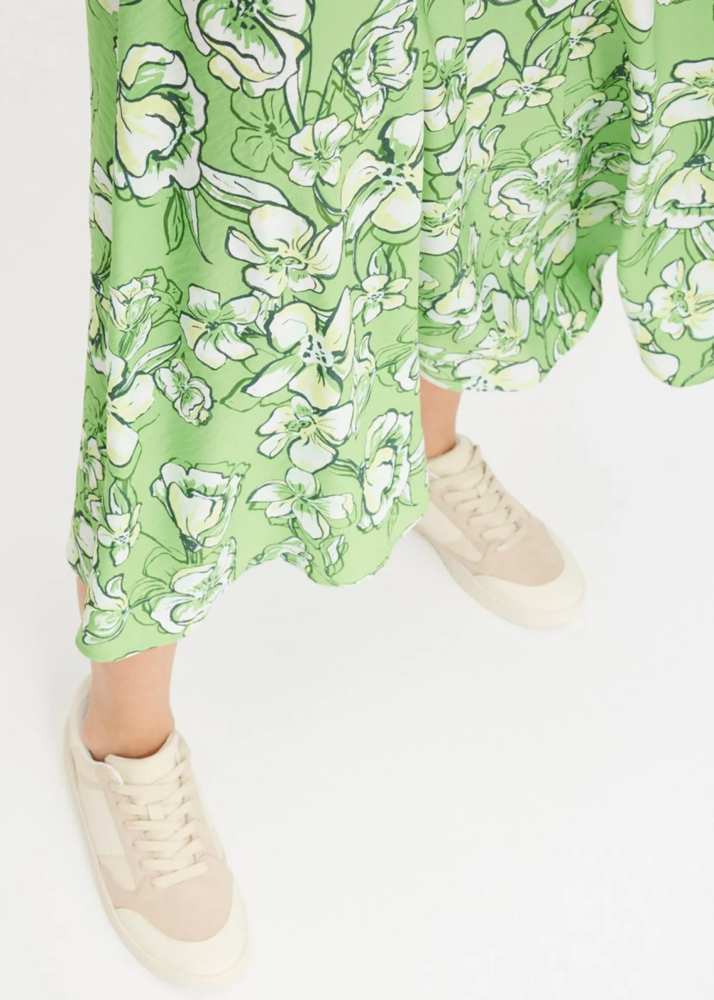 Best Falda midi de mezcla de viscosa fluida Mujer Faldas