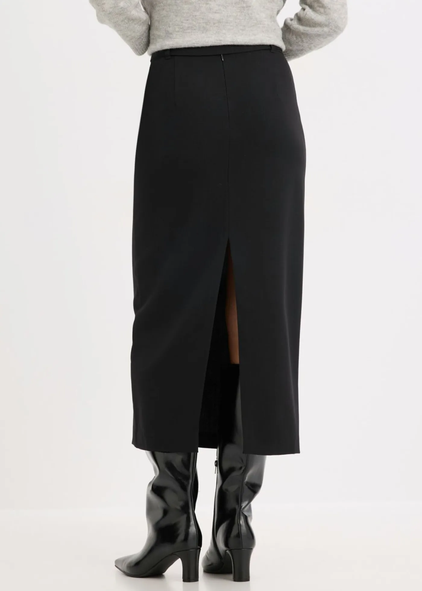 Best Falda midi de mezcla de viscosa Mujer Faldas