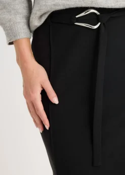 Best Falda midi de mezcla de viscosa Mujer Faldas