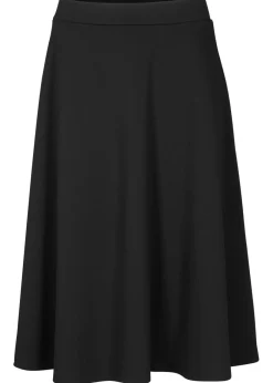 Clearance Falda midi de mezcla de viscosa, por la rodilla Mujer Faldas