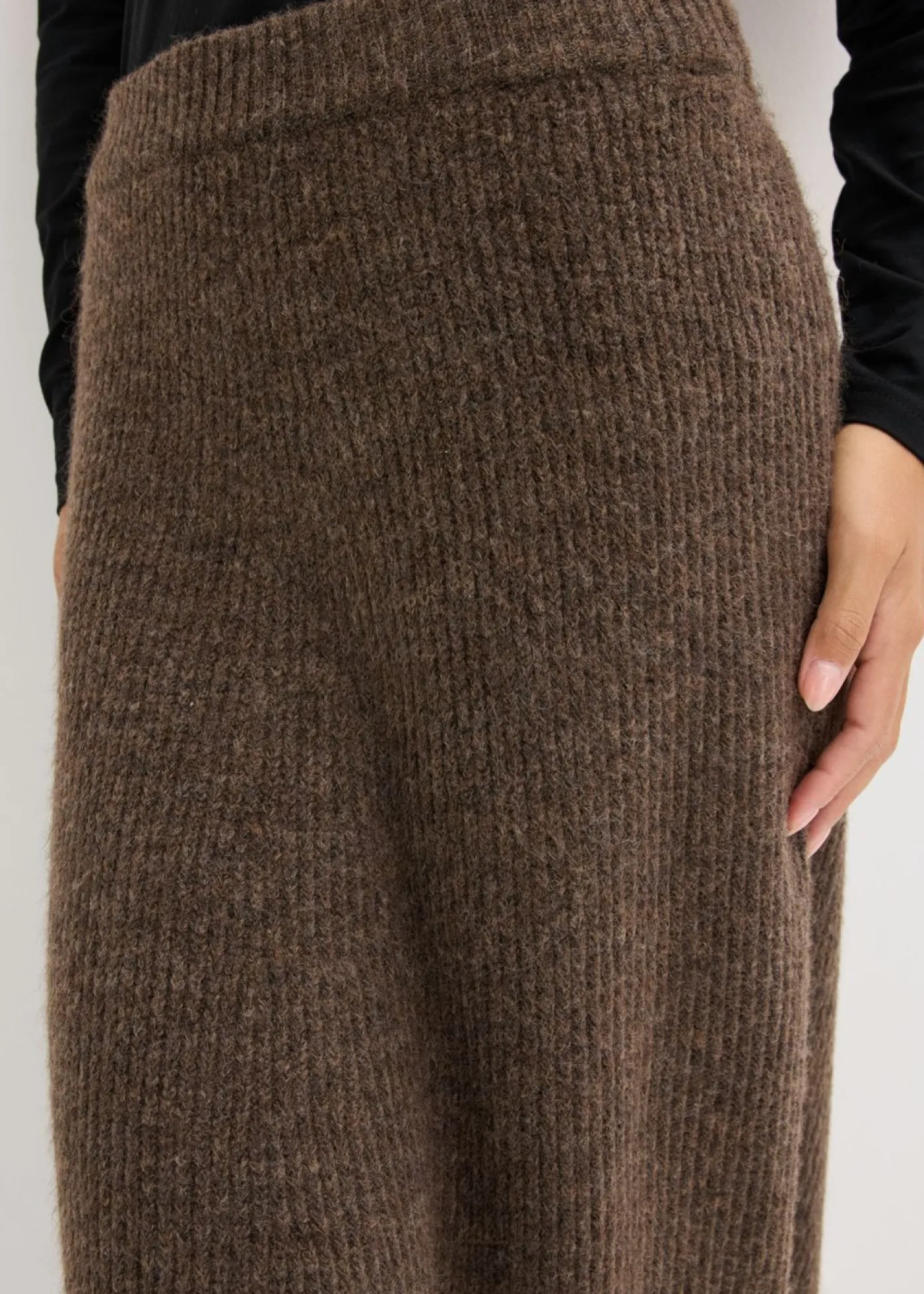 New Falda midi de punto Mujer Faldas