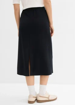 Best Falda midi de suave neopreno Mujer Faldas