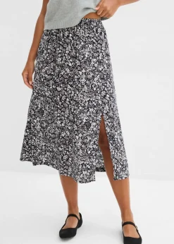 Sale Falda midi de viscosa Mujer Faldas