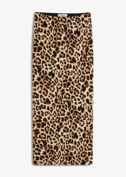 Best Falda midi de viscosa fluida Mujer Faldas