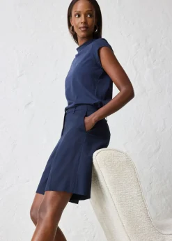 Falda pantalón con contenido de lana Mujer Premium|Pantalones