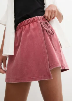 Discount Falda pantalón de algodón orgánico puro Mujer Pantalones