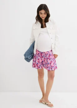 Online Falda pantalón premamá 2 en 1 de punto Mujer Premamá