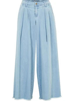 Clearance Falda pantalón, vaquera, wide-leg Mujer Vaqueros