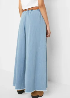 Clearance Falda pantalón, vaquera, wide-leg Mujer Vaqueros