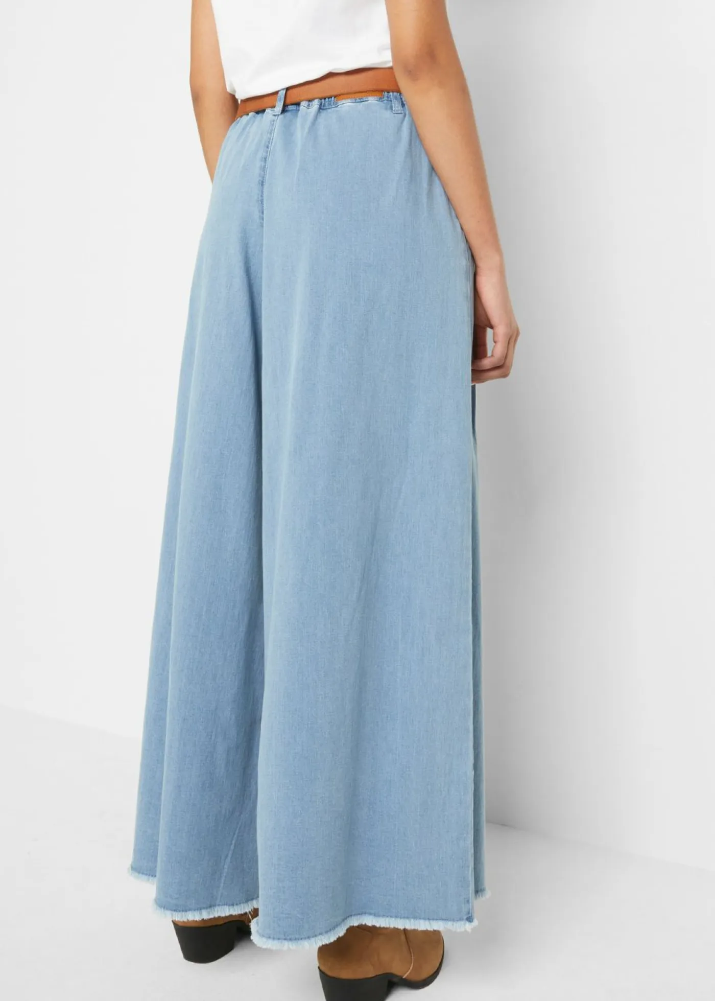 Clearance Falda pantalón, vaquera, wide-leg Mujer Vaqueros