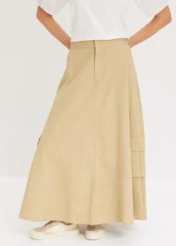 Best Falda tipo cargo de algodón puro Mujer Faldas