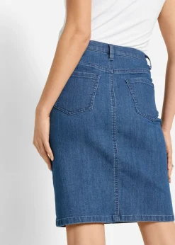 Hot Falda vaquera elástica Mujer Faldas