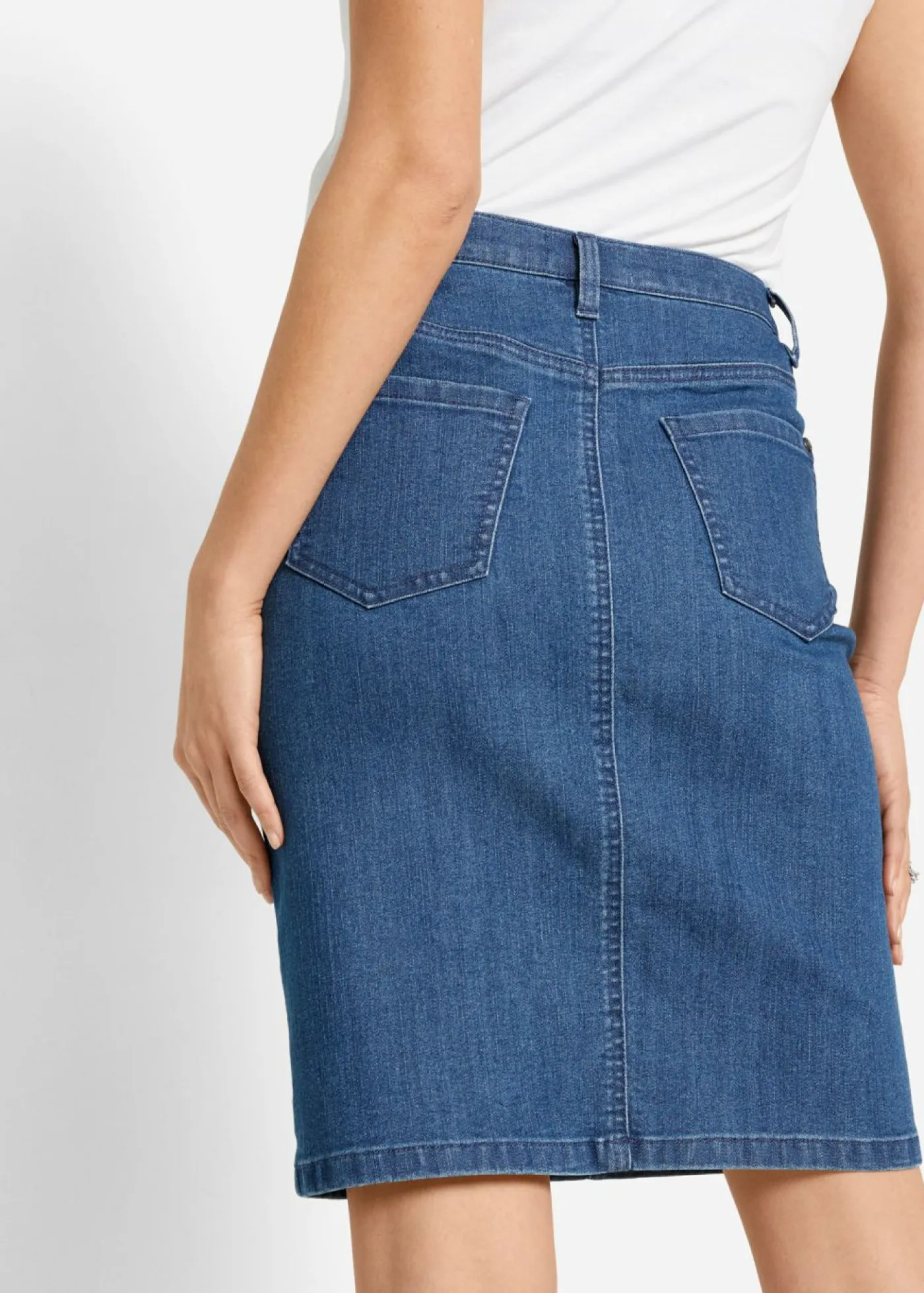 Hot Falda vaquera elástica Mujer Faldas